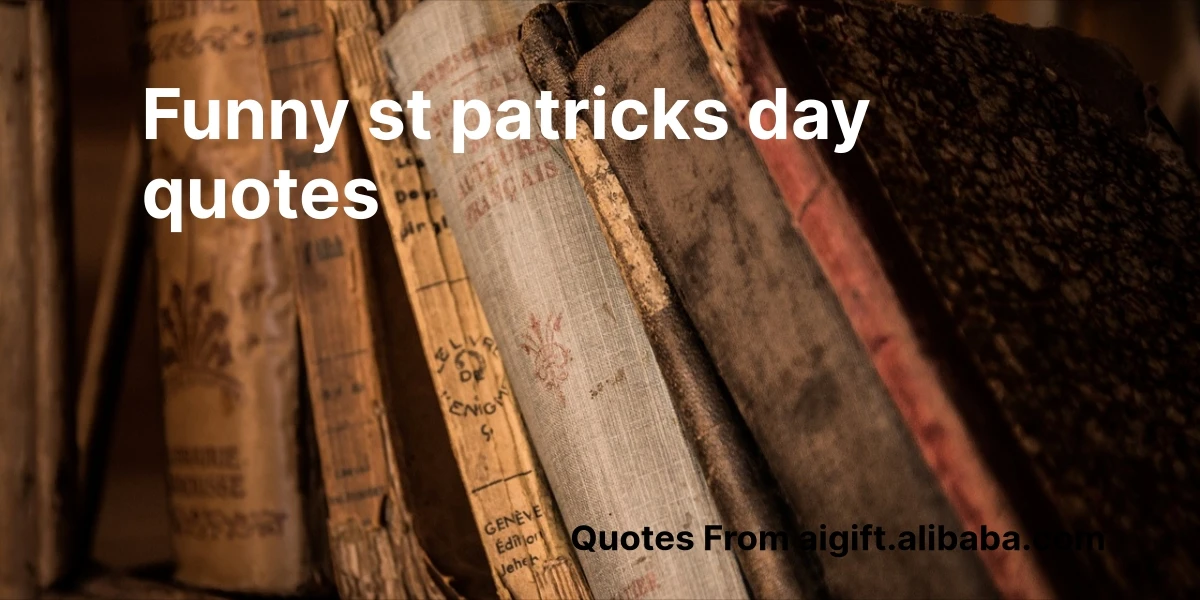 funny st patricks day quotes