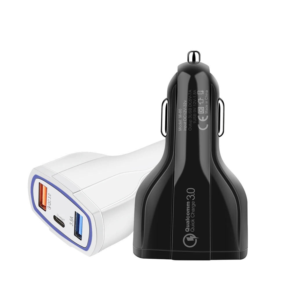 

Free Shipping Adapter USB C pd port 45w 3 in 1 car charger