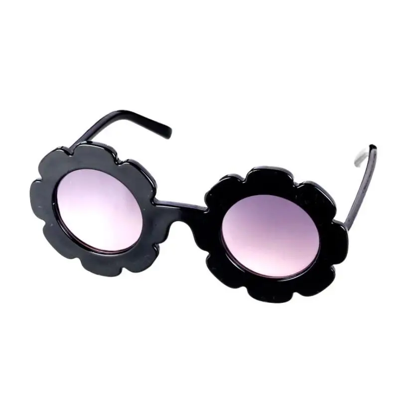 

2020 Summer Fashion Baby Cute Sun Glasses Round Kids Flower Sunglasses