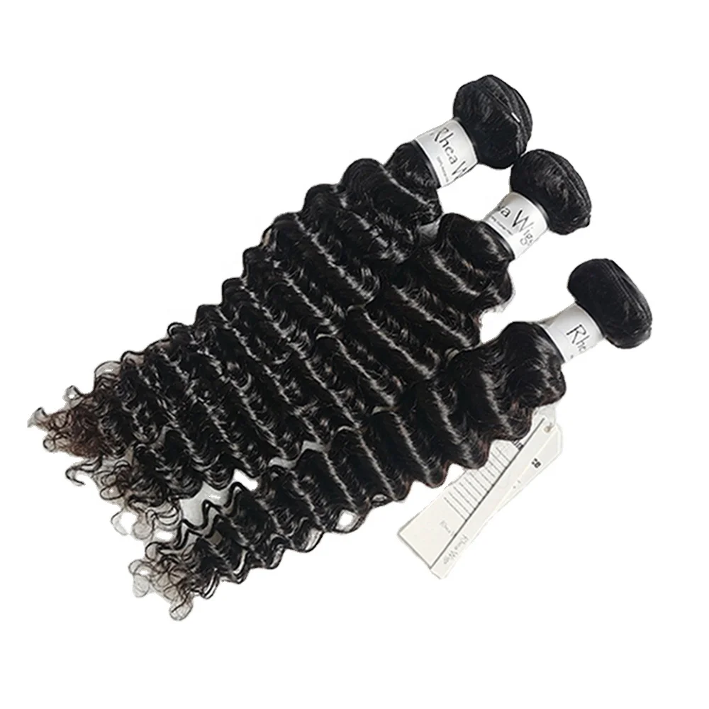 

Good Quality 8-30 inches 100% Human Hair Water Wave Deep Wave Loose wave Hair Bundles Grade 8A ON SALE, Black,blonde,red