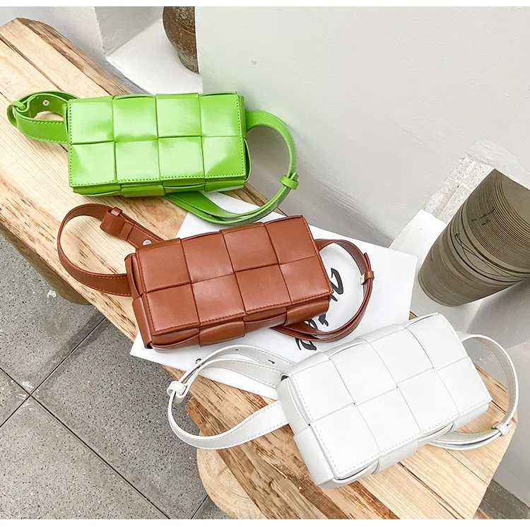 

Fashion Pu Leather Tote Women Bags Ladies 2021 Mini Waist Purse and Crossbody Handbags