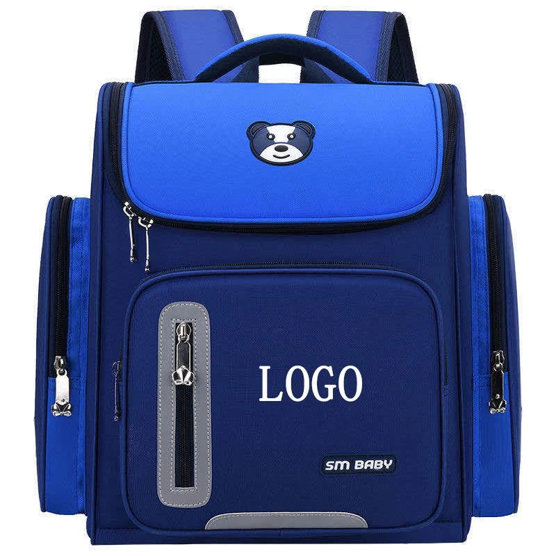 

Waterproof Durable Campus Primary Wholesale School Student Child Book Backpack Bag For Girls Boy Teenagers wholesal Custom logo, 5colors