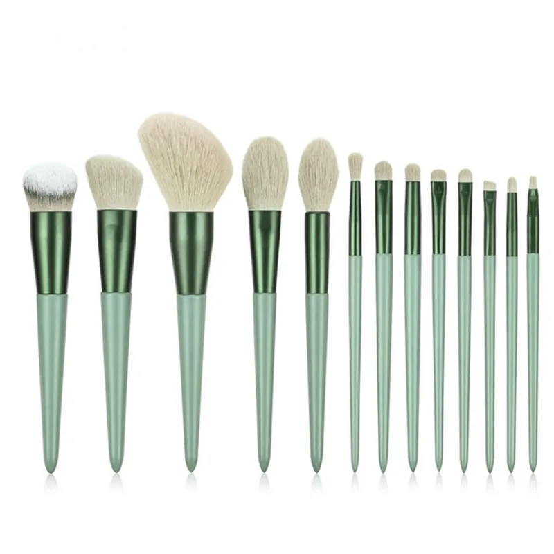 

13Pcs Makeup Brush Set Professional Foundation Powder Eye Shadow Brushes Blending Make Up Brushes Beauty Tool Set Kit