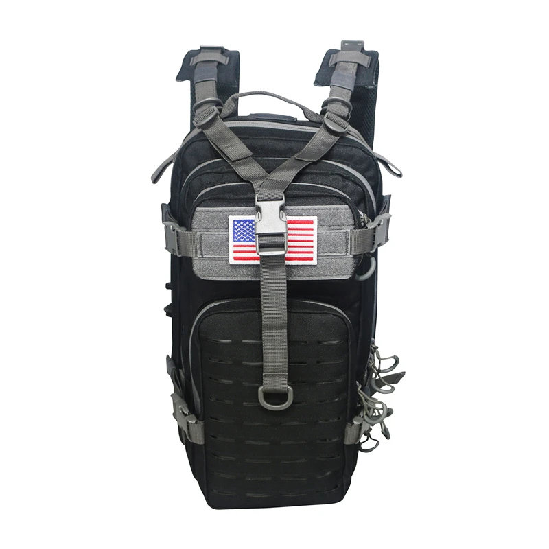 

army tactical custom hiking backpack hiking trek sport climb shoulder tactical bag, Grey tactical bag