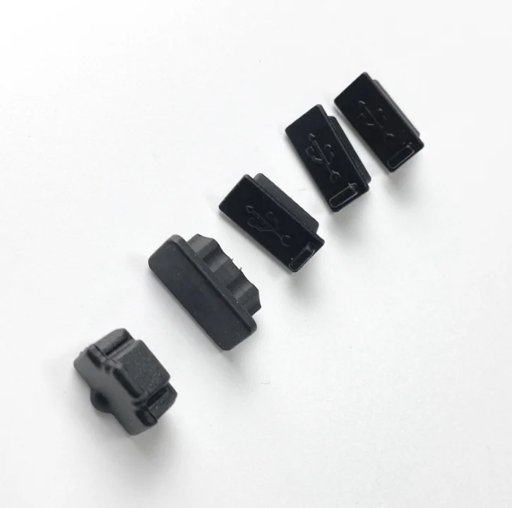 

For PS 5 host dust plug case for Play-Station 5 game console USB HDM dust cover accessories, Black