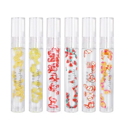 

High Quality Custom Vegan Clear Plumping Lip Gloss Private Label Base Kids Nude Fruit Lip gloss Lip Mask, Transparent