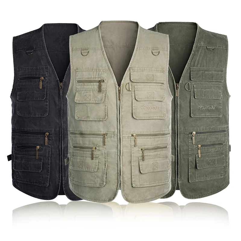 

Factory direct comfortable men outdoor work vests camouflage waistcoat custom fishing vest, Customized color