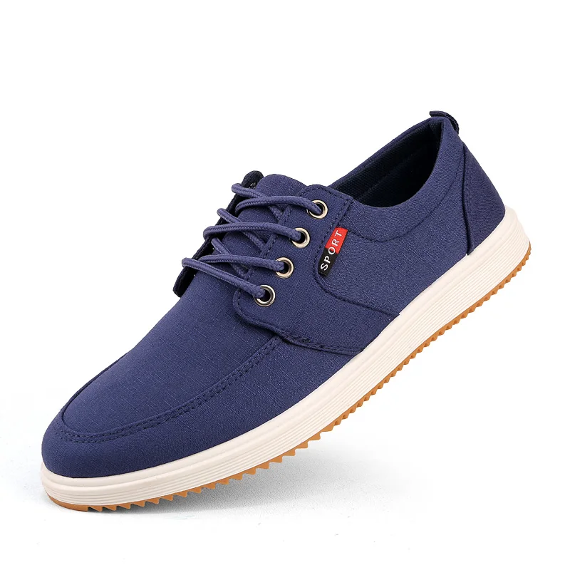 

2019 Ins Spring/Autumn new sneakers Men's casual breathable canvas shoes business shoes wholesale