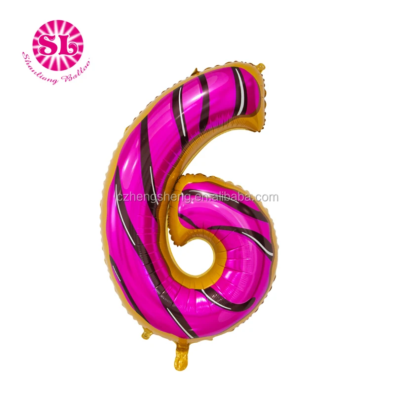 Number Shaped Balloons Birthday Party Decoration Buy Number Balloon