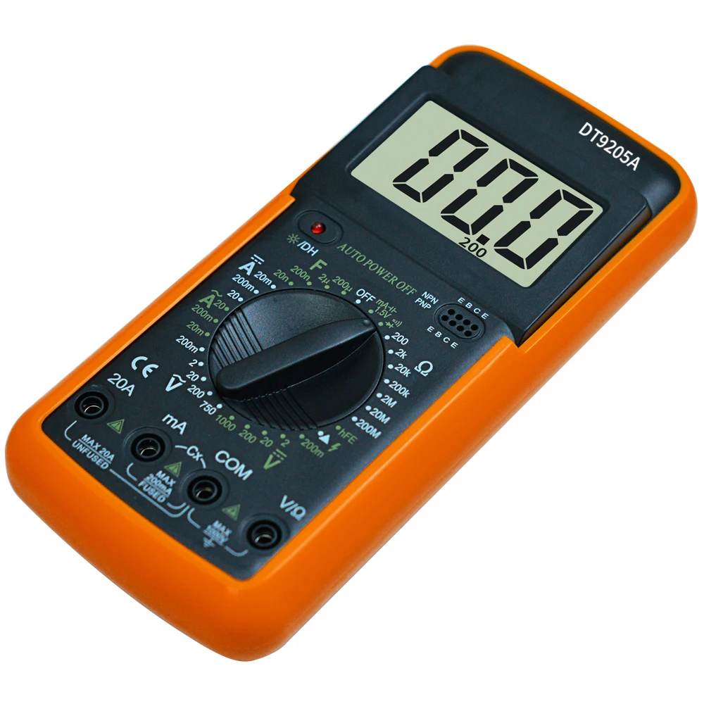 199 digits LCD display resettable full protection high-precision smart digital multimeter tester detector