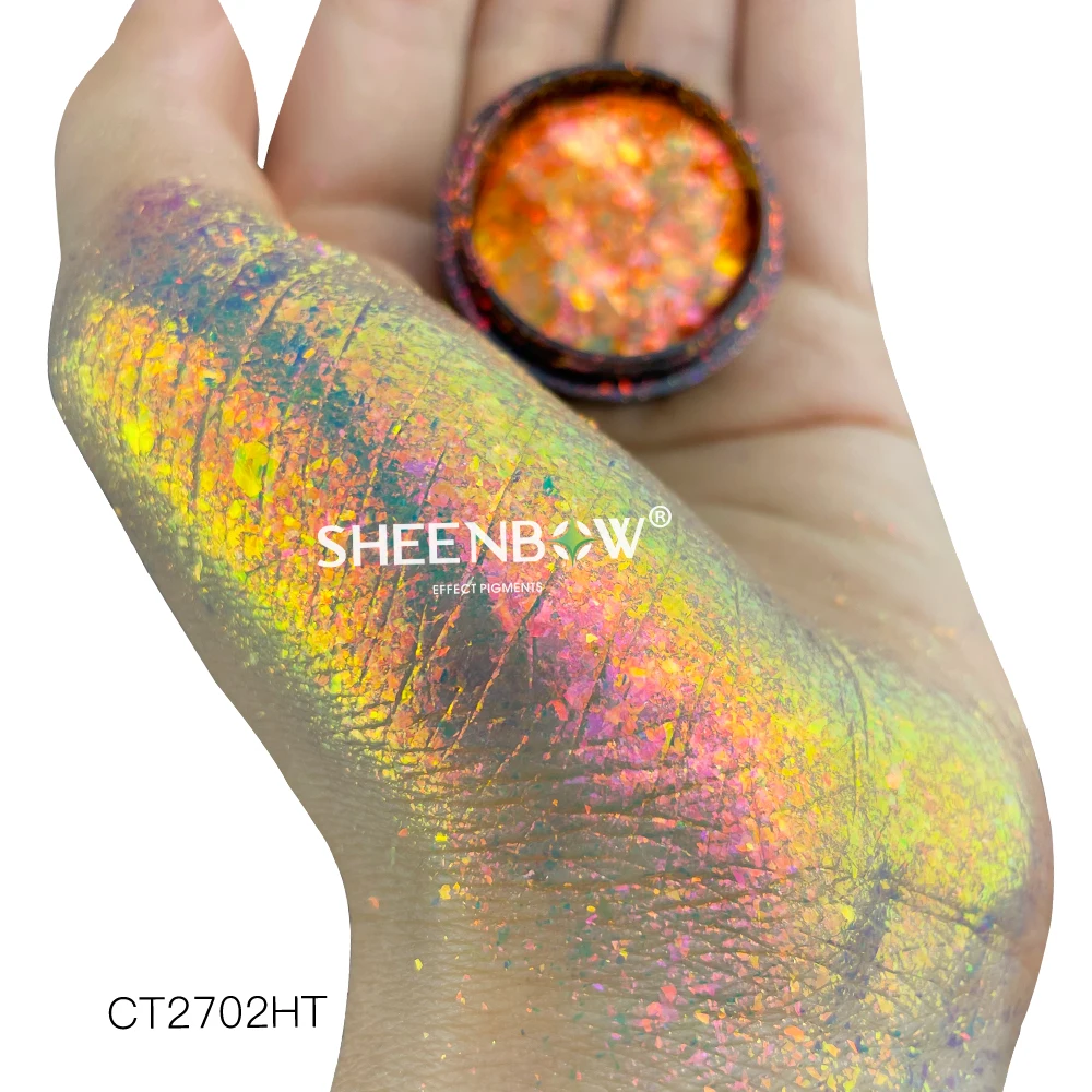 

Sheenbow Glitter Eyeshadow Metallic Shiny Flakes Chameleon eyeshadow Pigment