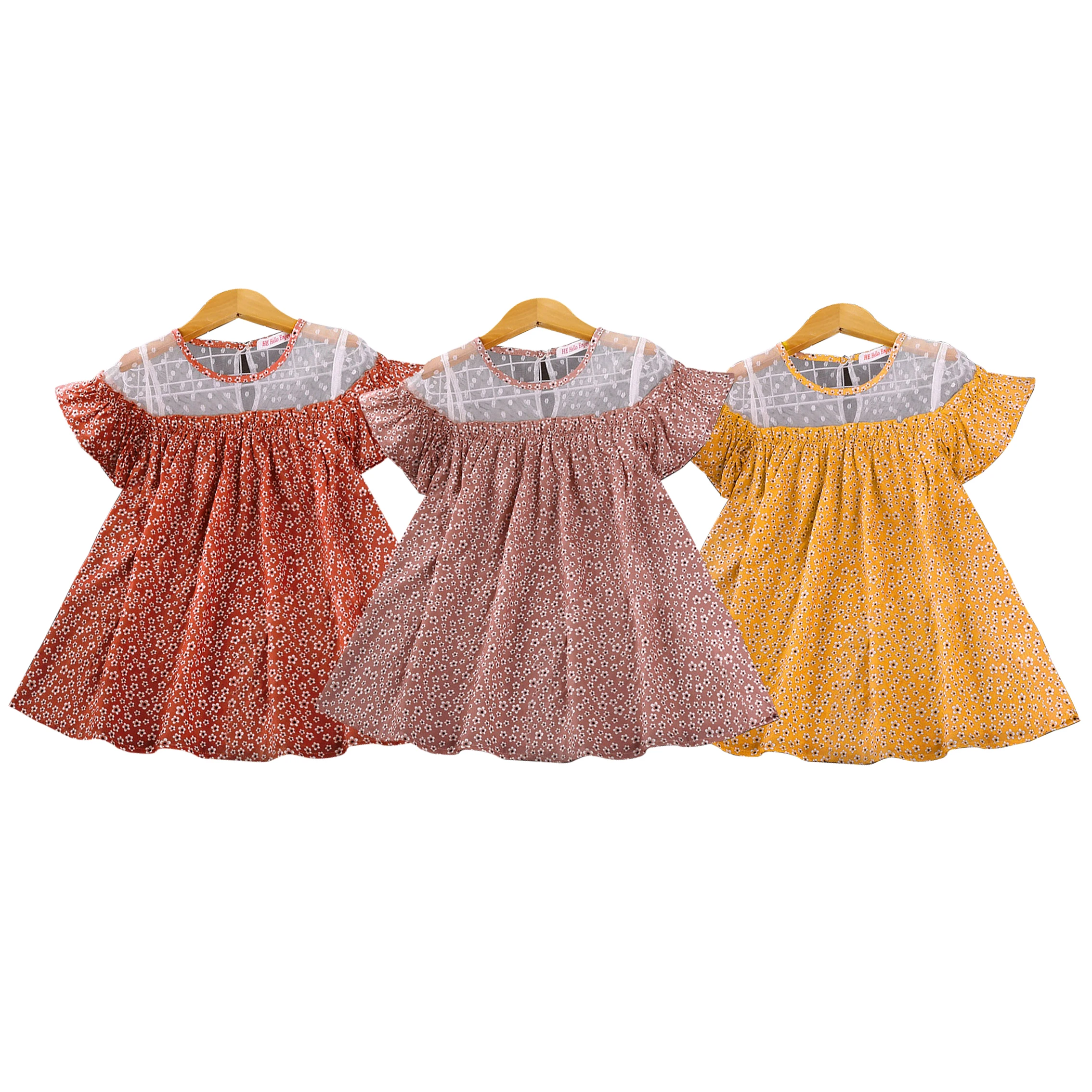 

Kids spring clothing summer clothing for girl dress babies lace girl dress flower dress 2021 summer boutique girl clothes, Pink,yellow,red