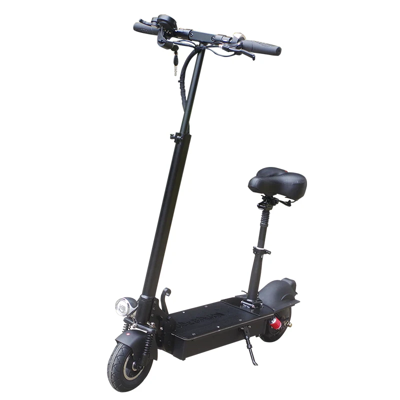 

USA EU Warehouse 1000W Folding Electric Scooter for Adults 18A 45KM/H 50KM Max Distance, Black electric riding scooter