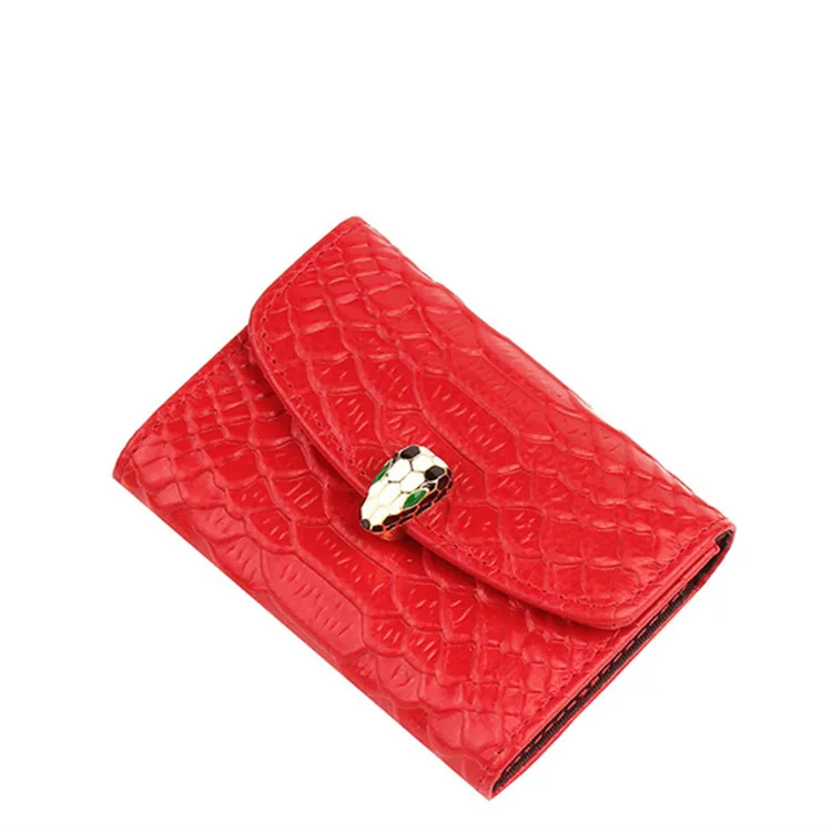

Wholesale Genuine Leather RFID Cards Holder Pouch Luxury Leather Wallet Women Hand Bag For Ladies Purses