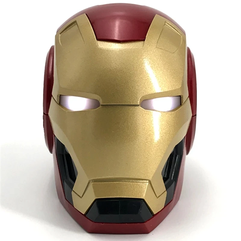 

2021 New Dropshipping Marvel Iron Man Hot Style Speaker Bt Subwoofer Support Tf Card For Mobile Phone Pc Speaker