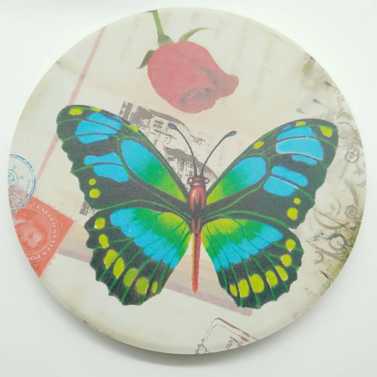 

Jiayi Custom Printing Absorbent Ceramic Coaster Round Table Drink Cup Coasters For Drinks, Cmyk