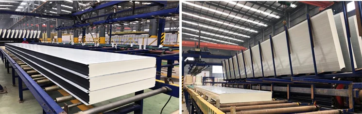 insulated aluminum pu foam panel for chiller cold room in south africa