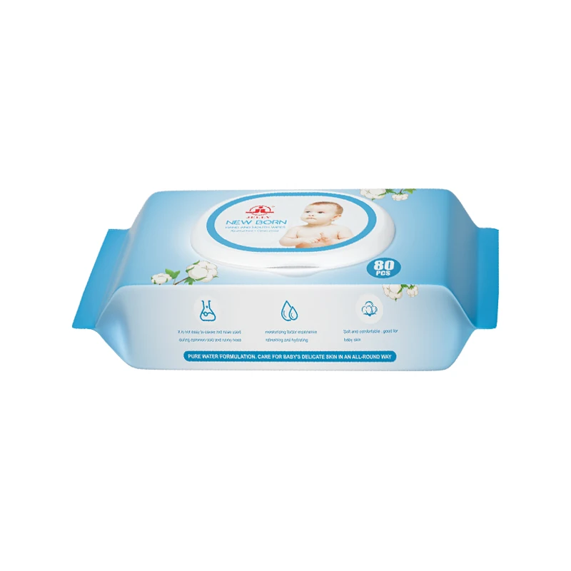 

Organic Reusable Baby Wet Wipes Purify Water Pure Cotton Wipes Nonwoven Bamboo Baby Wet Wipes Tissue