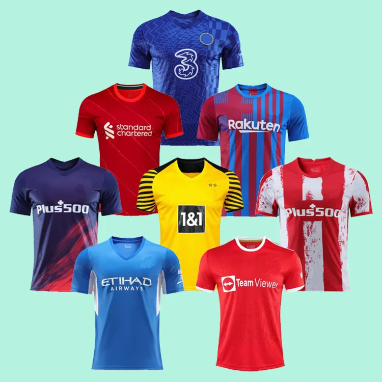 

Customized New Season 21/22 Top Grade Thailand Quality Soccer Jersey With Cheap Price, Customized colors