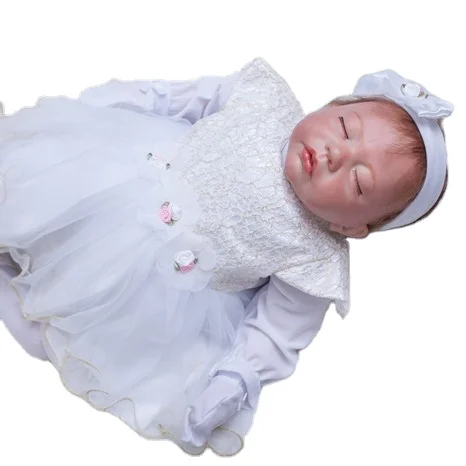 

Lovely toy realistic 20 inch full body silicone reborn baby doll 48cm lifelike newborn babies