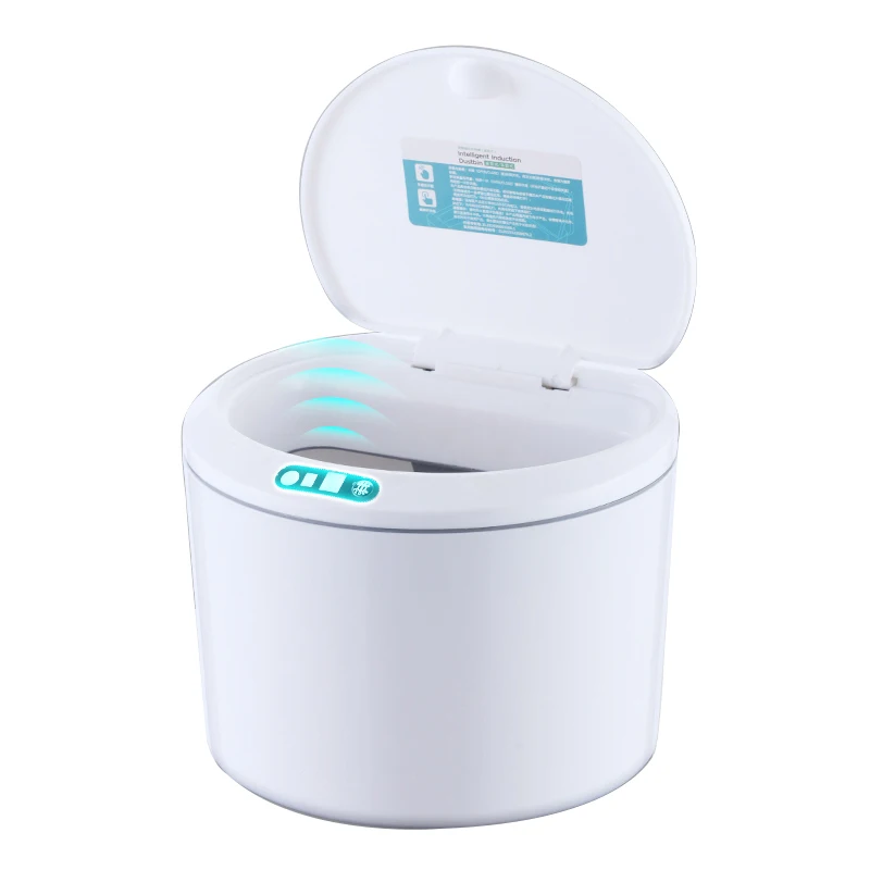 

desktop storage bucket intelligent induction lid automatic trash cans electric smart storage box office