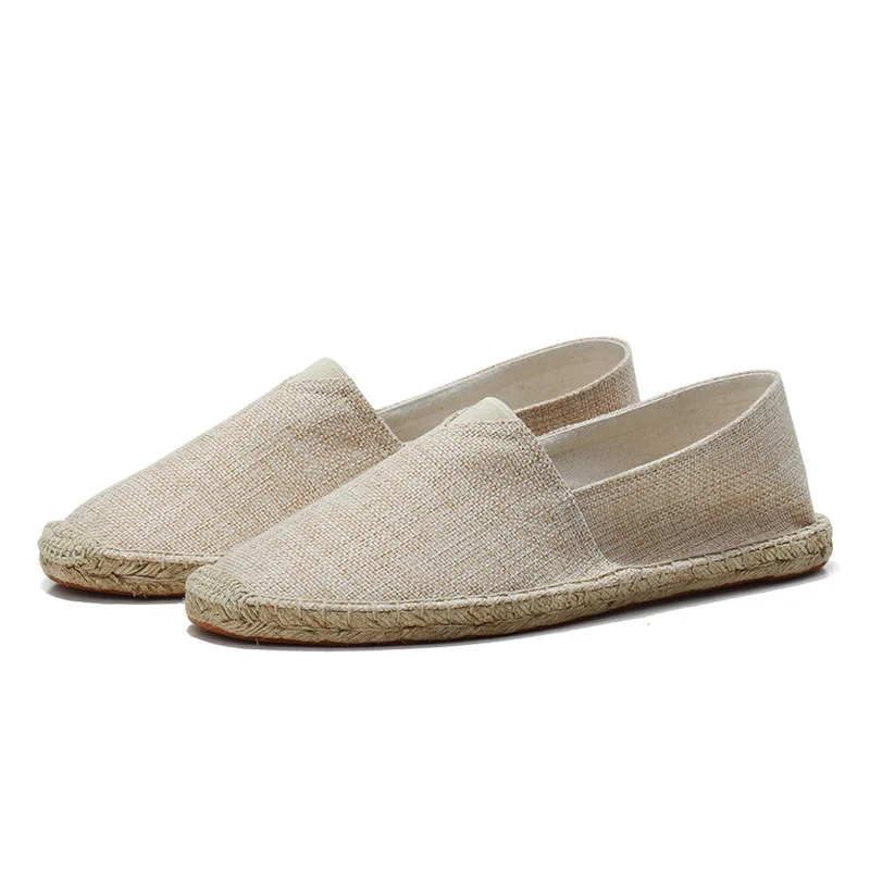 

210108 Summer and autumn new espadrilles men's linen casual canvas shoes