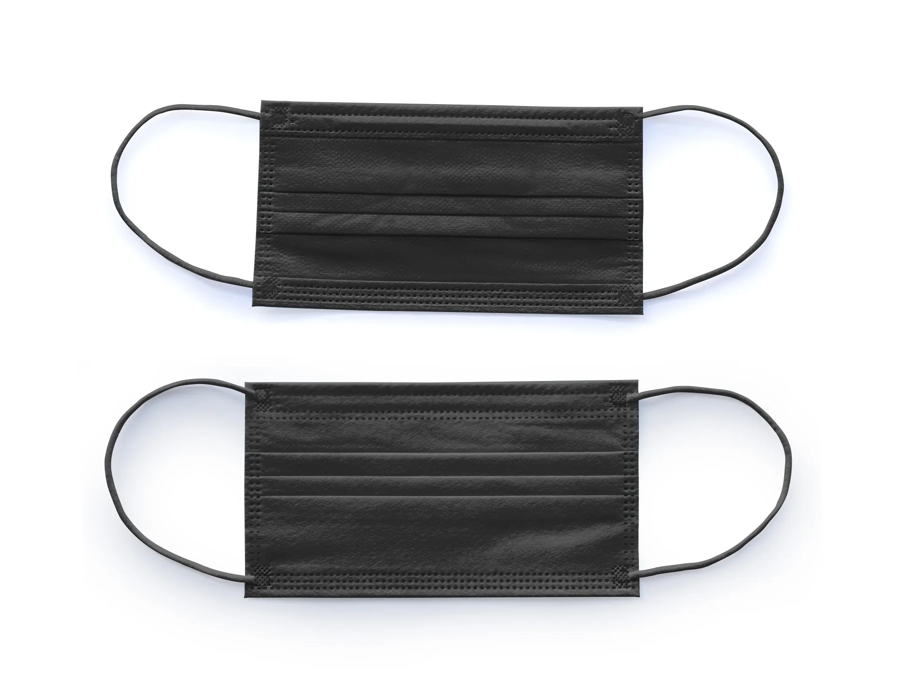 
Disposable Black Face Mask 3 Ply Non Woven Filter Ear Band BFE95% Fast Delivery Manufacturer 