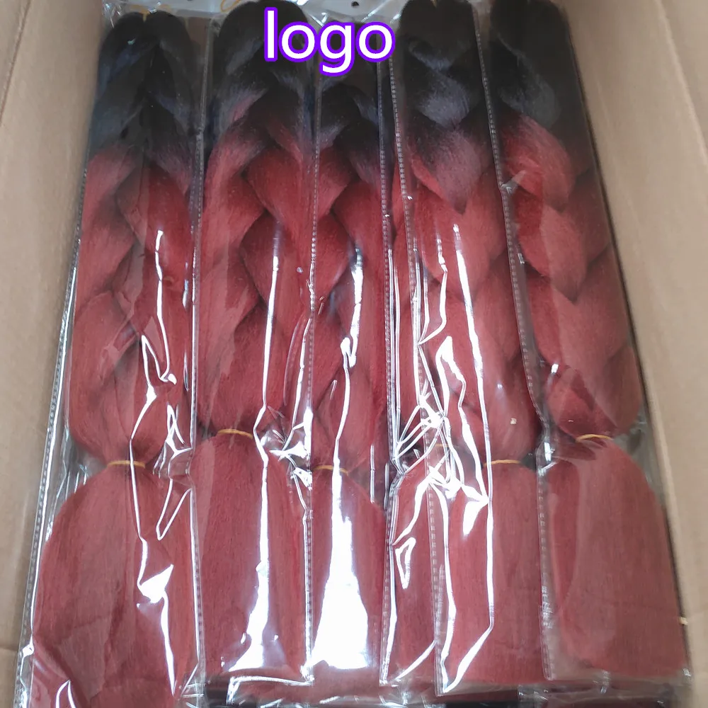 

Synthetic Braiding Hair ombre braiding hair, Customized