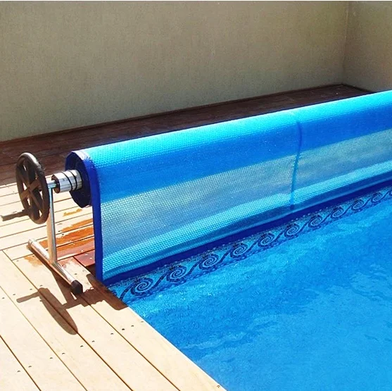 

Automatic pool cover roller swimming,swimming pool cover with roller, Blue