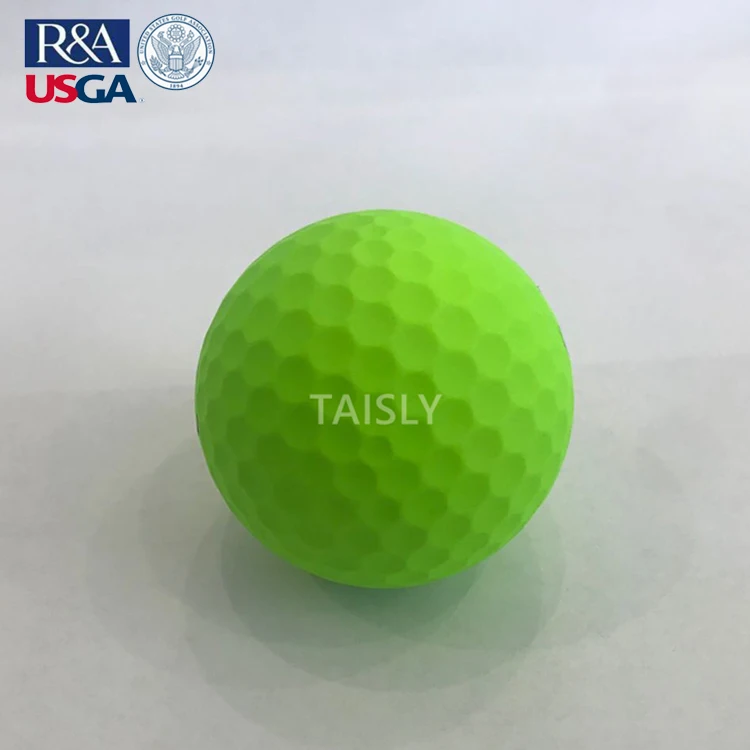 
PGA Standard 3 piece matte golf balls green 