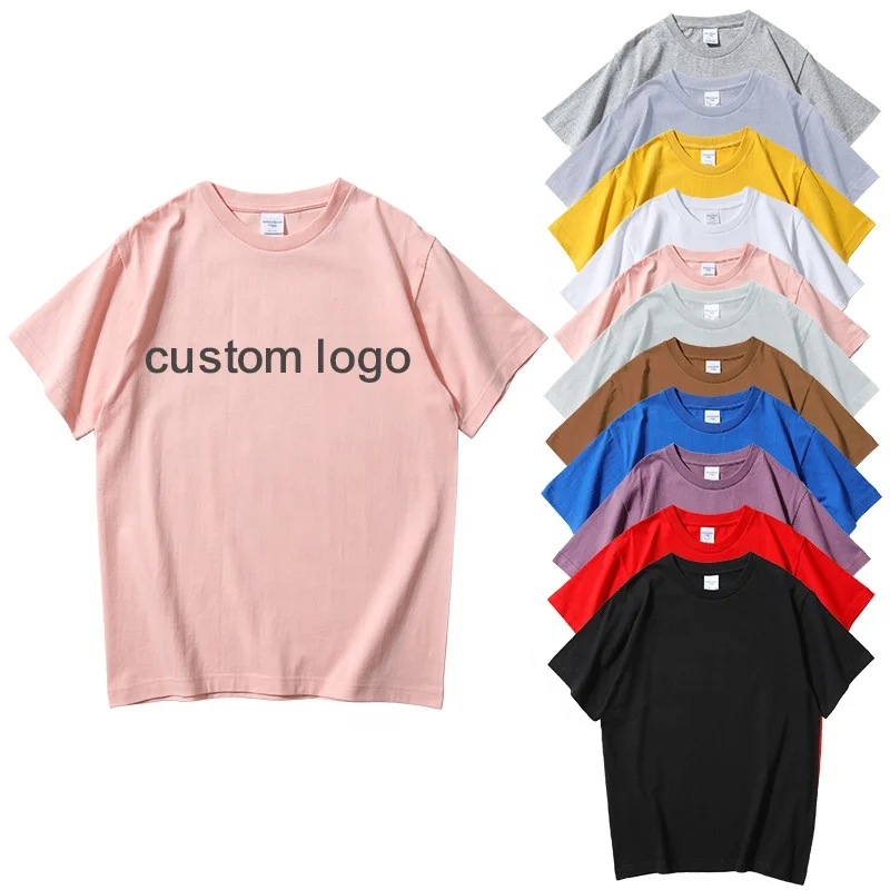 

Wholesale 240GSM 100% Cotton Customized Promotional Women Pink TShirt
