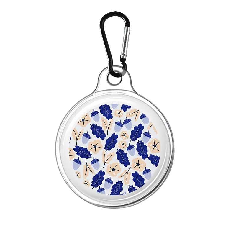 

The Lastest Fuction Silica Gel Flower Pattern Protective Cover For Apple Airtags Case PU Silicone For Airtags, Multi-color optional or customized