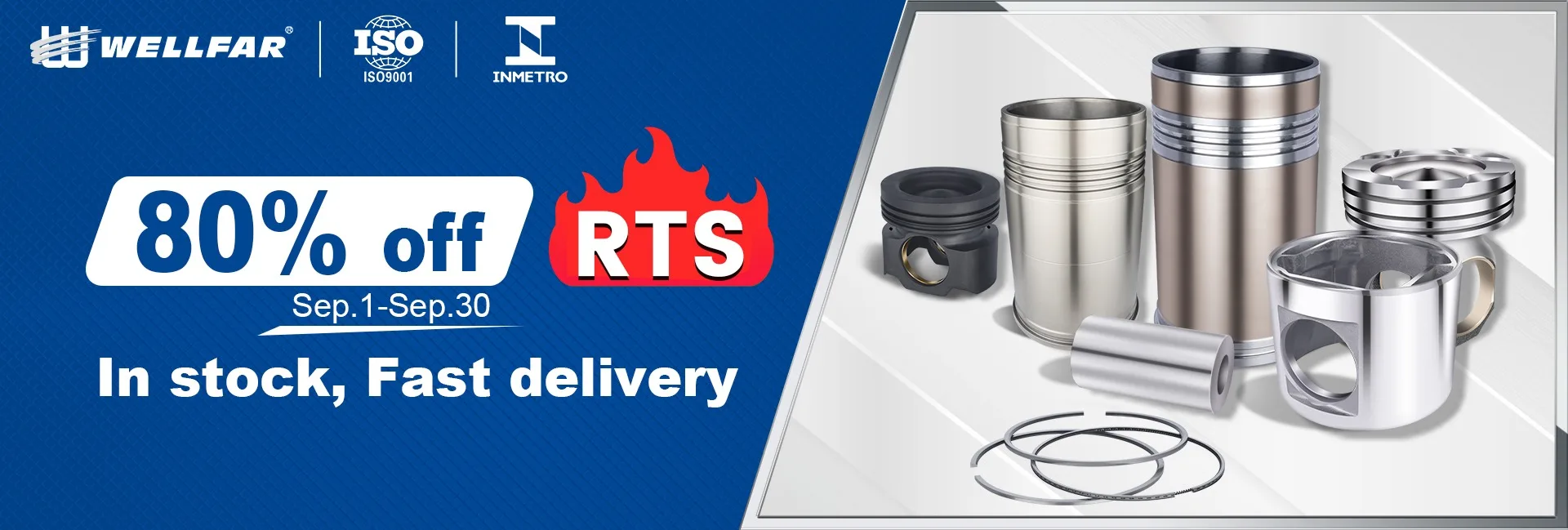 Guangzhou Wellfar Engine Parts Co., Ltd. Piston/Piston Ring/Cylinder Liner/Repair Kit/Bearing