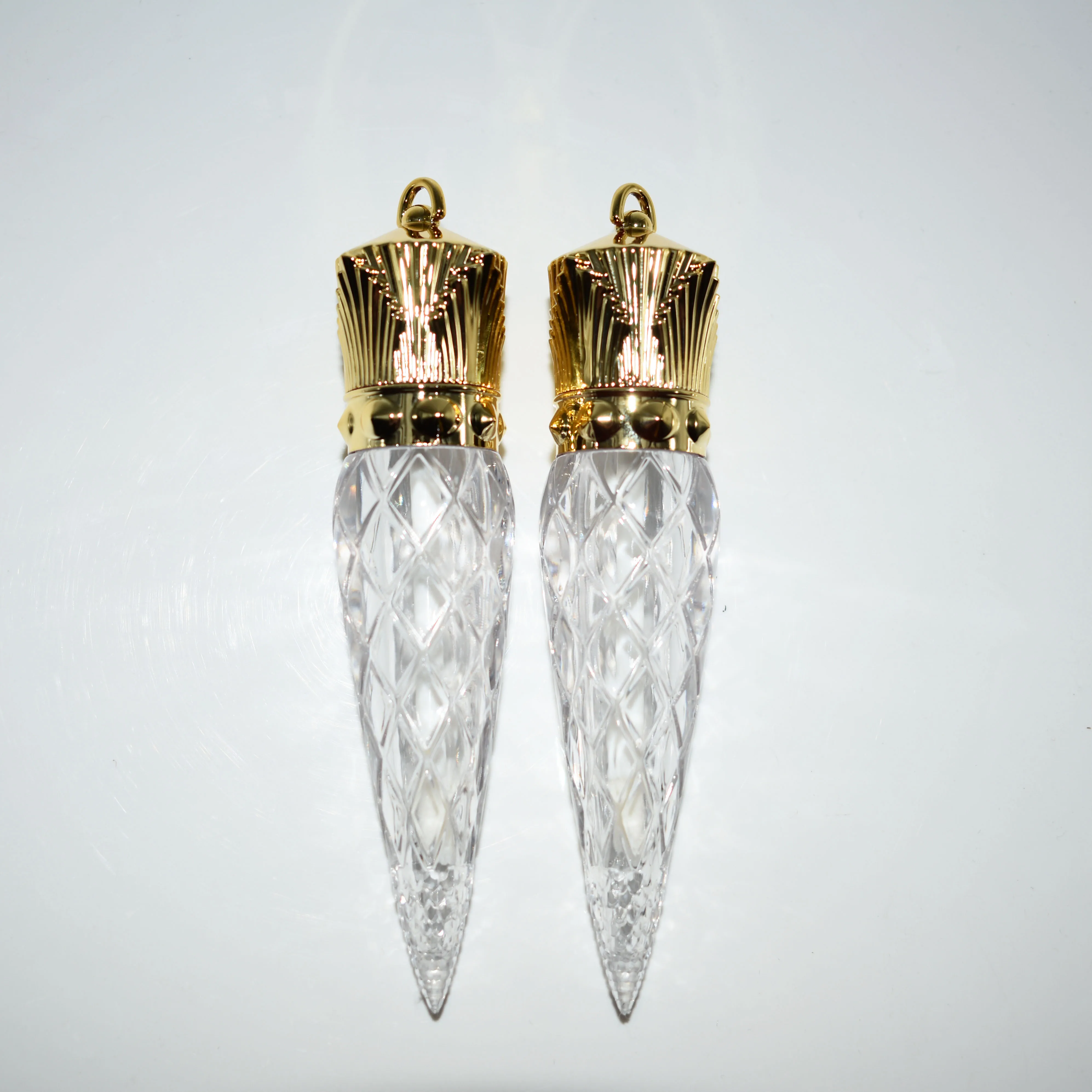 
Hot Sale Ready to ship Gold Crown Lip Gloss Tube,5ML Clear Empty Lip Gloss Container For Cosmetic 