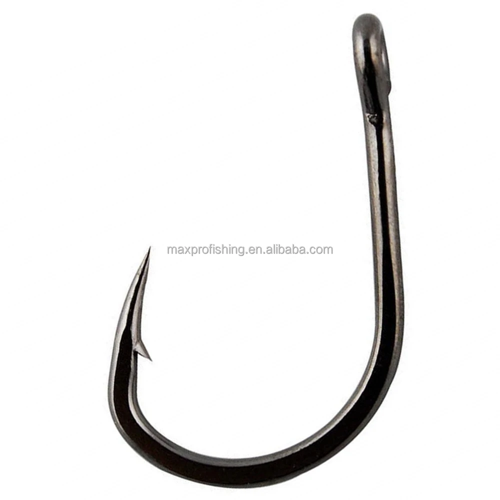 

Sharped Live Bait Stainless Steel Saltwater Fishing Hook, Black