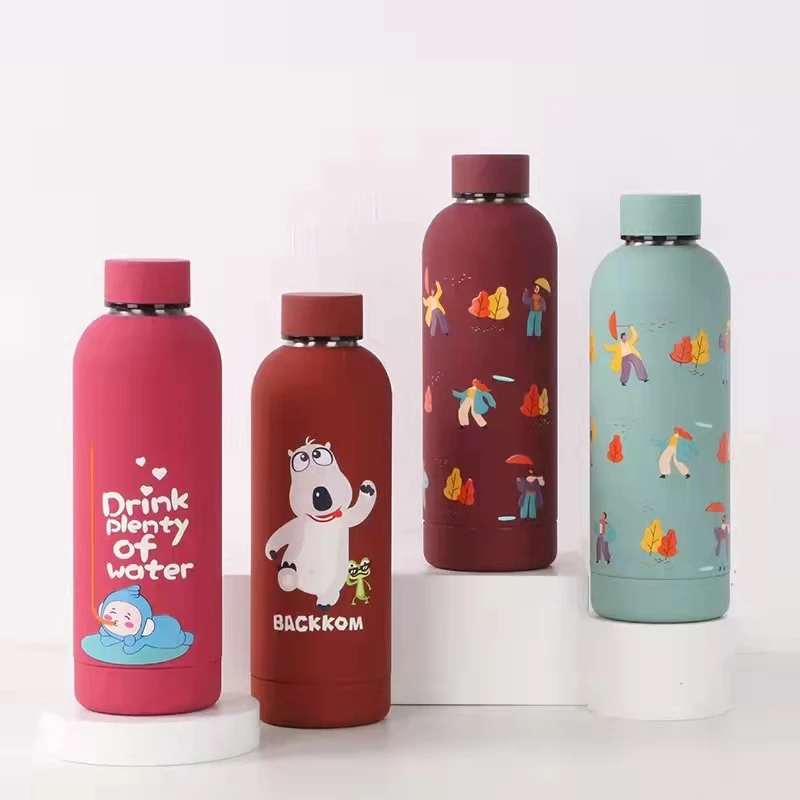 

Hot sales 500ml stainless steel vacuum thermos&flask, double wall small mouth insulated water tumbler bottle in stock