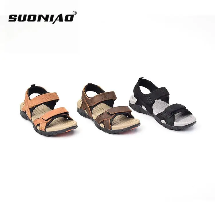 

sandalias Quick-Drying Leather Sandals Boys,Low Moq Sandal,Leather Roman Sandals, Black/brown/dark brown