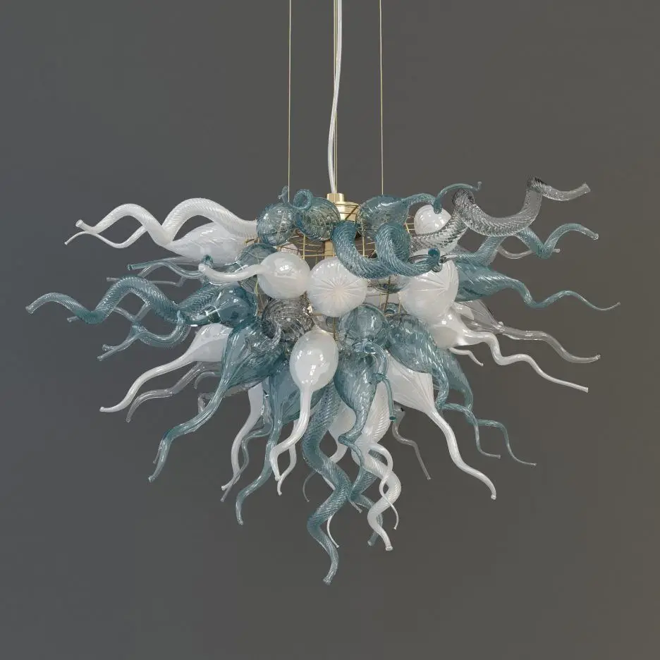 

Antique Brass Copper Chandelier Murano Glass Crystal Chandelier Modern Ceiling Light Led, Customized