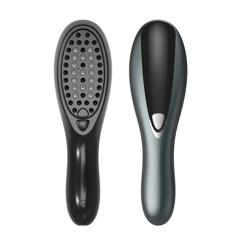 

Electric Scalp Head Massage Hair Phototherapy Massager Vibration Comb For Anti Loss, Customized color or gray