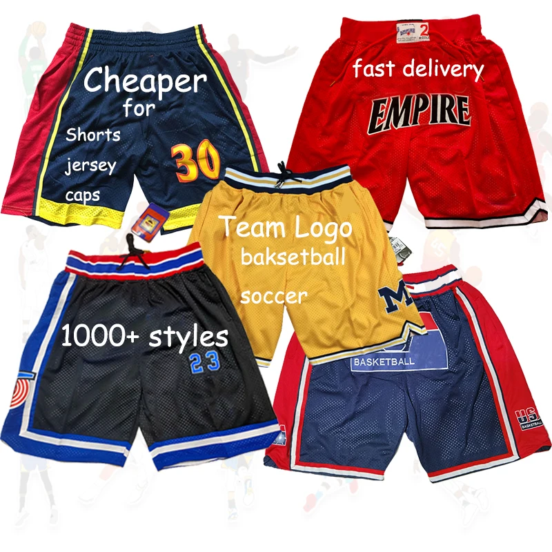 

JUST DON New Style North Carolina High School Team Baseketball Shorts High Qulity Embroidered Mens Basketball Jersey Sports