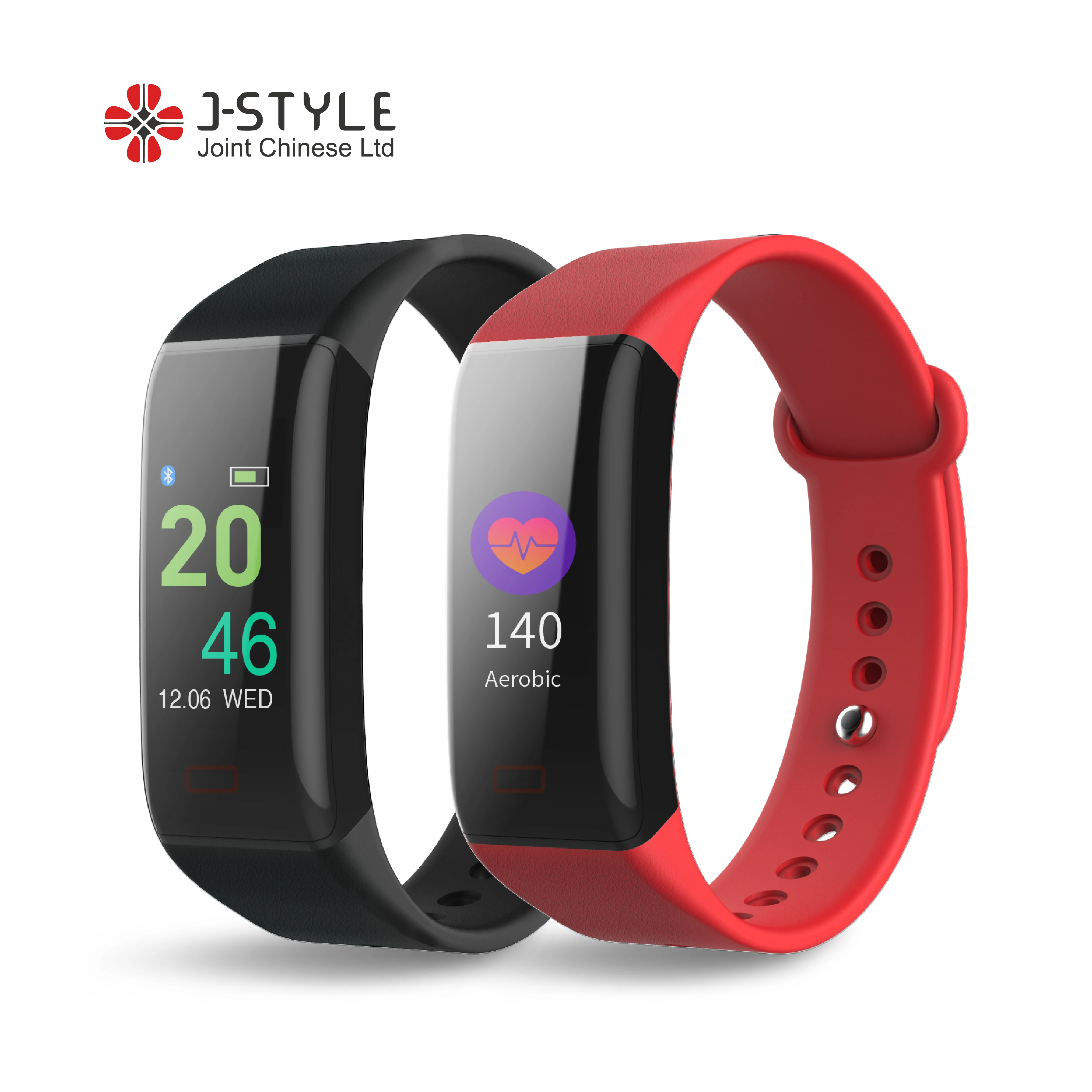 

J-Style New Label Fashion Sports Smart Watch band And Women Heart Rate Monitor Multifunctional Health Bracelet