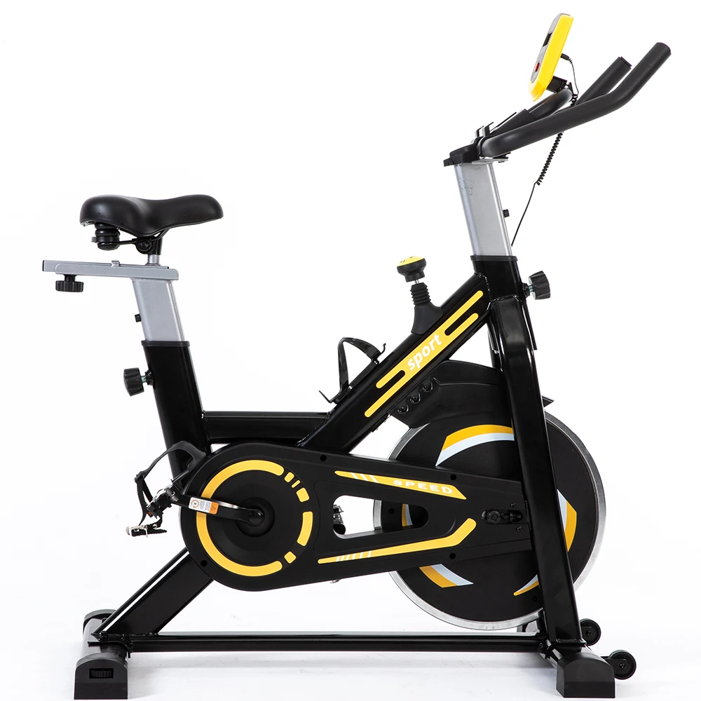 

SD-S81 Indoor Cardio Workout Fitness Quiet Stable Flywheel Cycling Bike Stationary Exercise Bike, Black, yellow, blue, orange