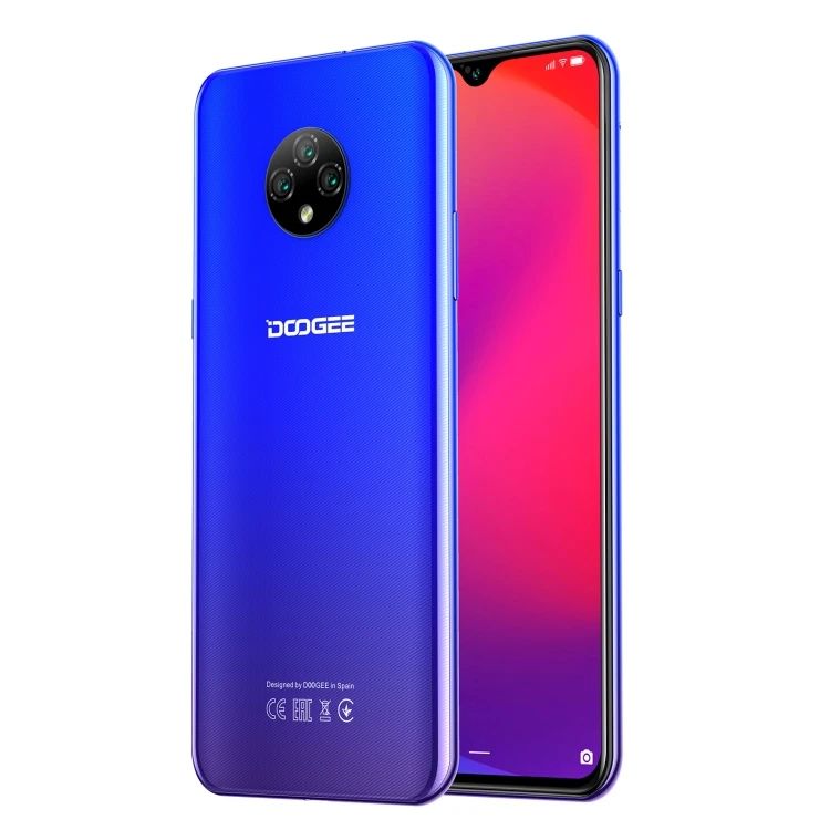 

New Product 2021 Unlocked DOOGEE X95 Pro 4GB+32GB Water drop Screen Android 10 Quad Core Smart Mobile Phone