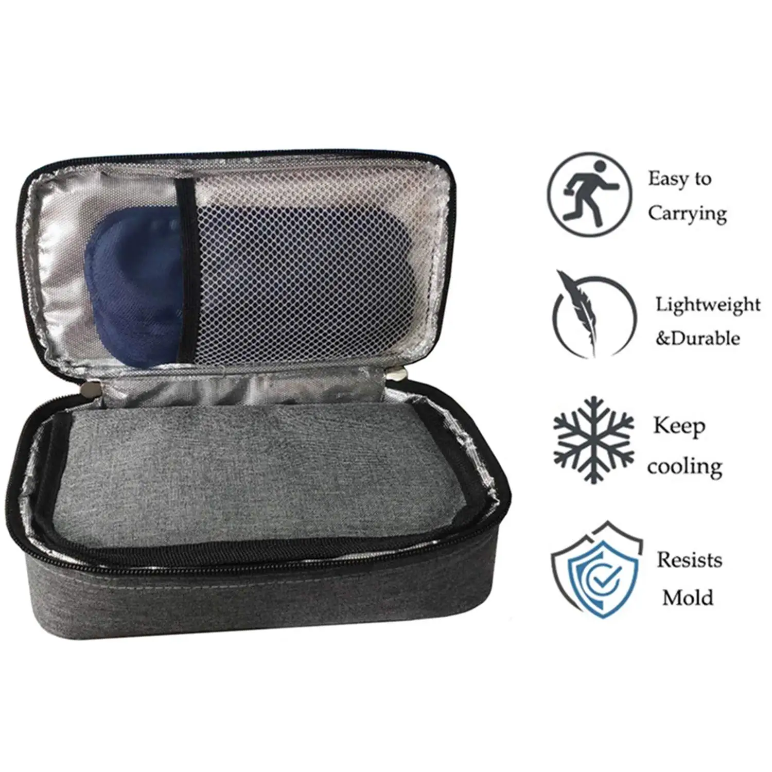 Waterproof Medical Travel Cooler Insulin Pen Case Bag Pouch With Ice ...