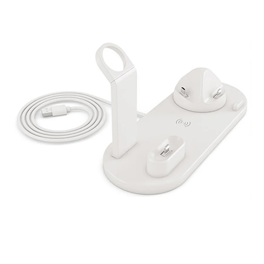 

Dropshipping The new wireless charger 4-in-1 Multifunction vertical charging stand, Black,white