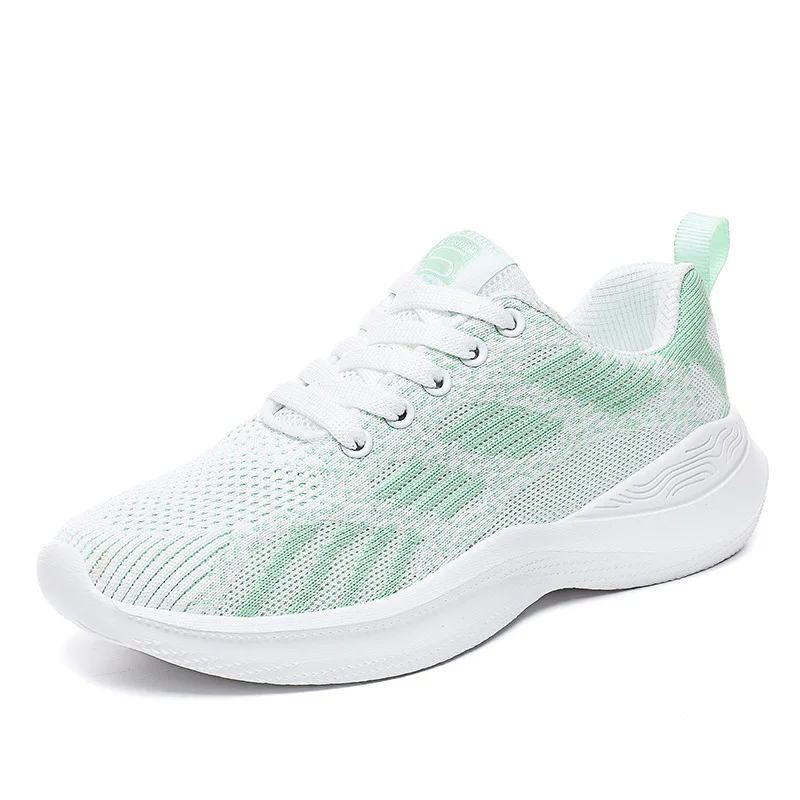 

Lightweight breathable fly woven leisure women's sports shoes casual running shoes walking style shoes for women, 5 colors