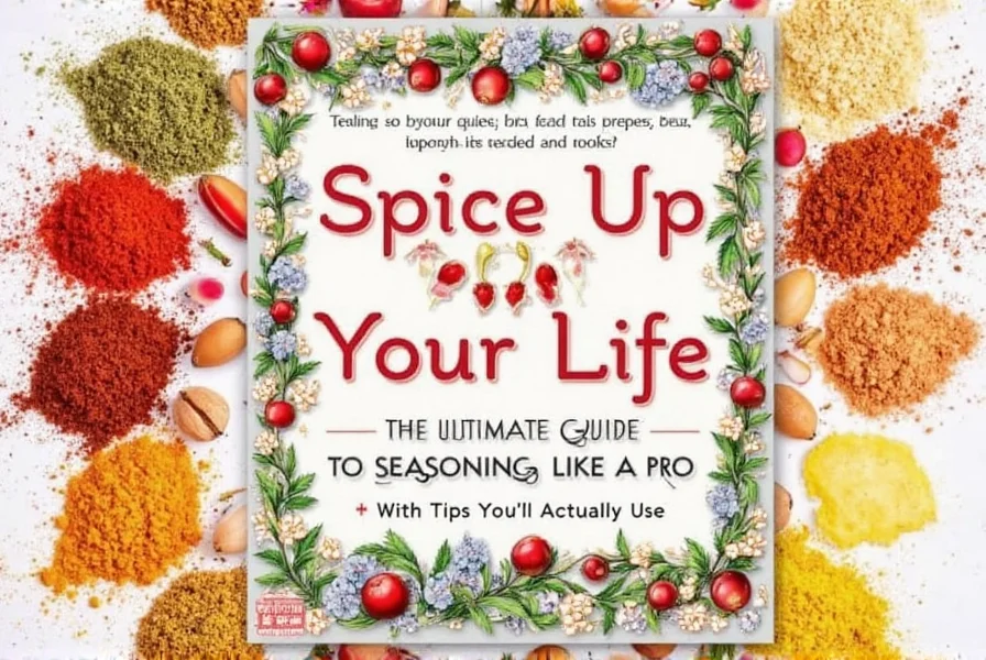Colorful spice rack