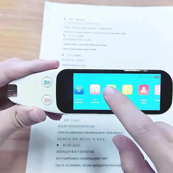 

Online Dictionary Pen 3.51 inch Touch Screen OCR TTS Scanning Text Translation Pen Language Scan Translator Reader Pen