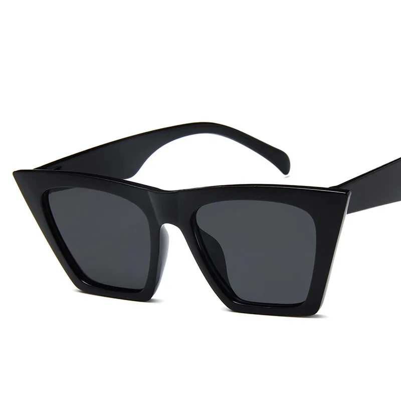 

Wholesale brand designer pc unisex sun shades glasses custom private logo fashion cateye sunglasses