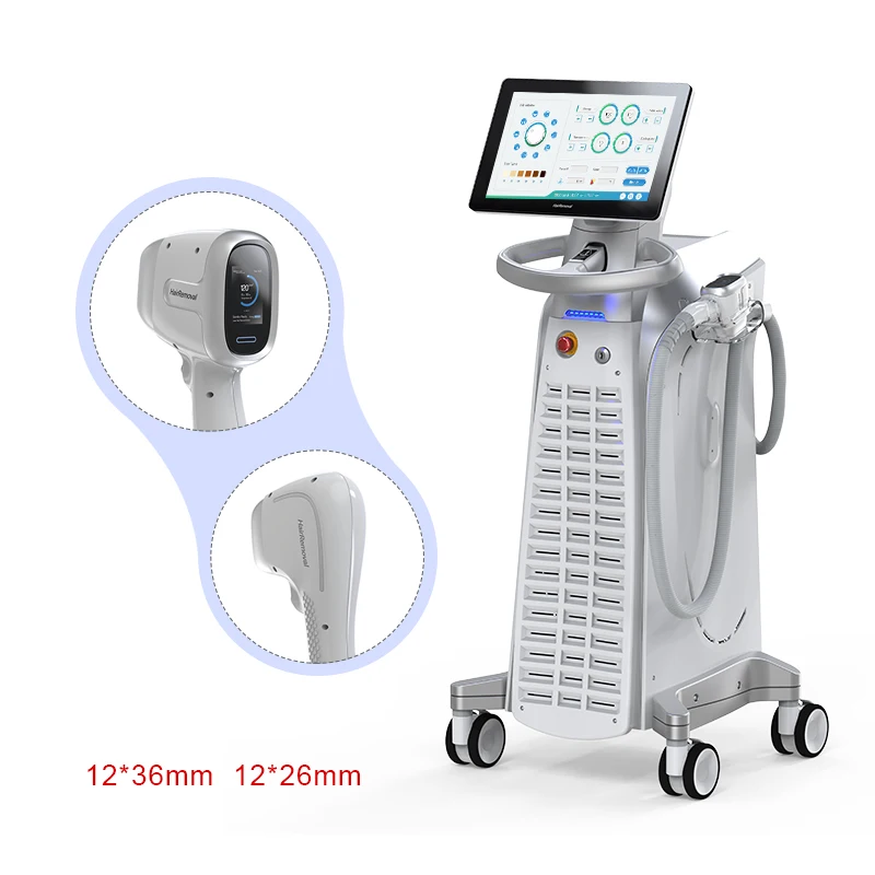 

2023 Newest lightsheer 4 wavelengths Ice alexandrite diodo depilacion 755 808 1064 808nm lazer diode laser hair removal machine